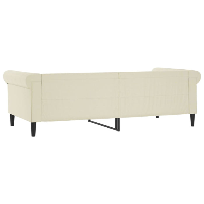 Letto da Giorno Crema 90x200 cm in Similpelle 354228