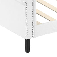 Letto da Giorno Bianco 100x200 cm in Similpelle 354231