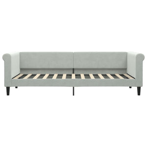 Letto da Giorno Grigio Chiaro 80x200 cm in Vellutocod mxl 118628