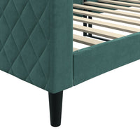 Letto da Giorno Verde Scuro 80x200 cm in Velluto 354239