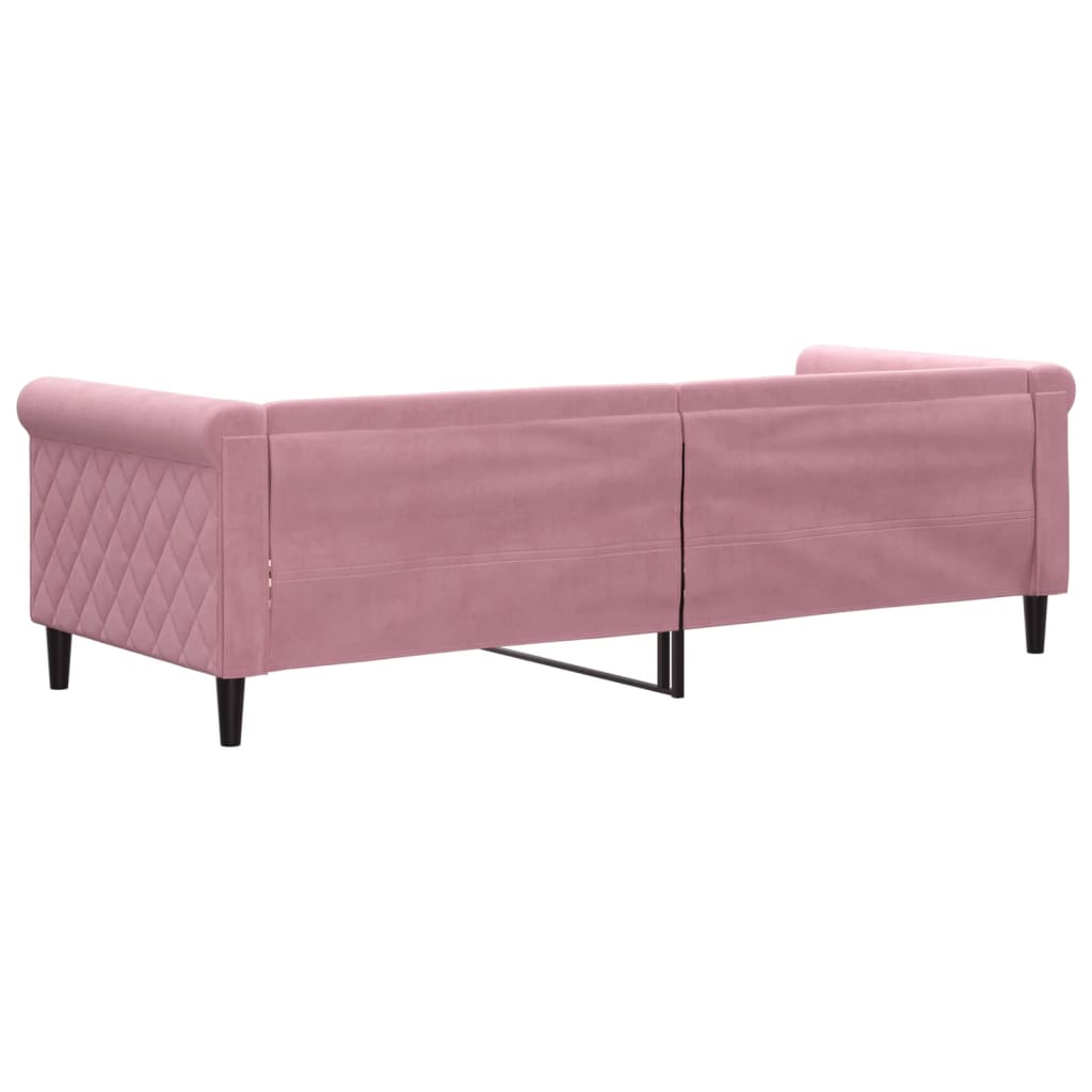 Letto da Giorno Rosa 80x200 cm in Velluto 354240