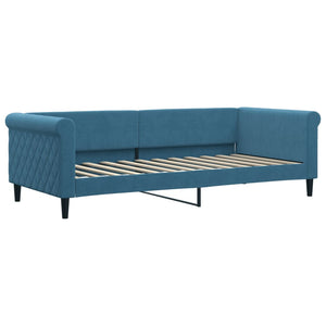 Letto da Giorno Blu 90x200 cm in Velluto 354243