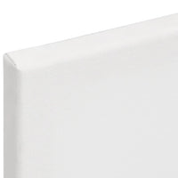 Tele Tese 12 pz Bianche in Tessuto e Legno Massello di Pino 154964