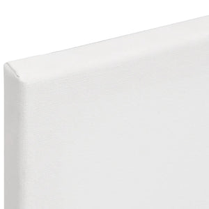 Tele Tese 12 pz Bianche in Tessuto e Legno Massello di Pino 154964