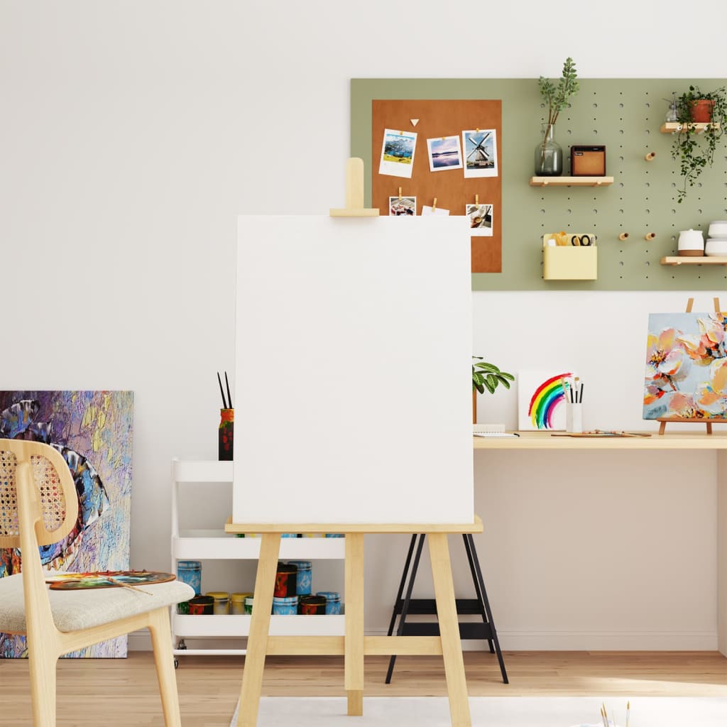 Tele Tese 12 pz Bianche in Tessuto e Legno Massello di Pinocod mxl 118283