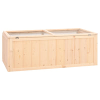 Gabbia per criceti 104 x 52 x 38 cm in legno massello di abete marrone 02_0041676