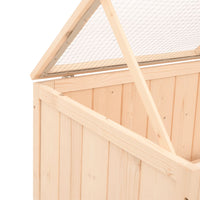 Gabbia per criceti 104 x 52 x 38 cm in legno massello di abete marrone 02_0041676