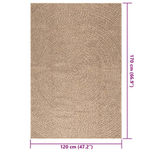 Tappeto ZIZUR 120x170 cm Aspetto Iuta per Interni ed Esterni 364839