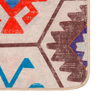 vidaXL Tappeto Lavabile Multicolore 80x150 cm Antiscivolo