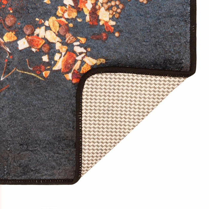 Tappeto da Cucina Multicolore 60x180 cm Lavabile Antiscivolo 136625