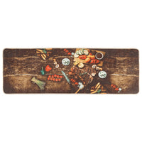 Tappeto da Cucina-Tappetino da Cucina Multicolore 60x180 cm Lavabile Antiscivolo 271869
