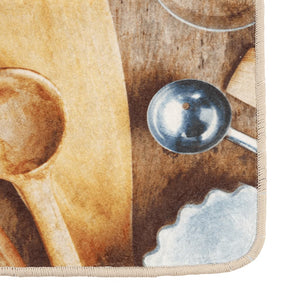 Tappeto da Cucina Multicolore 60x180 cm Lavabile Antiscivolo 136628