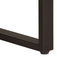 Tavolino da Salotto 100x54x40 cm Legno Massello Mango e Ferro