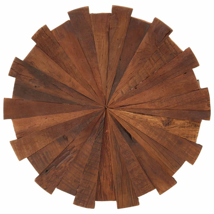 Tavolini da Salotto 2pz in Legno Massello di Recupero e Ferro 356250