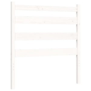 Giroletto senza Materasso Bianco 100x200 cm Legno Massello Pino 3192027