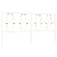 Giroletto senza Materasso Bianco 200x200 cm Legno Massello Pino 3192512