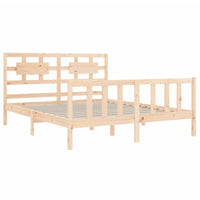 Giroletto senza Materasso 160x200 cm in Legno Massello di Pino 3192566