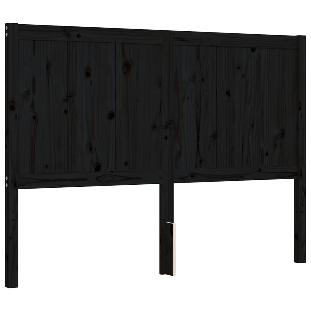 Giroletto con Testiera Nero Small Double in Legno Massello 3192595
