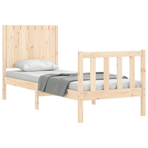 Giroletto con Testiera Small Single in Legno Massello 3192906