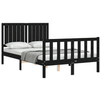 Giroletto con Testiera Nero Small Double in Legno Massello 3192920