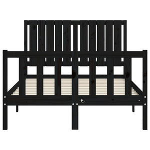 Giroletto con Testiera Nero Small Double in Legno Massello 3192920