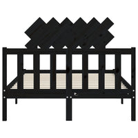 Giroletto con Testiera Nero Small Double in Legno Massello 3193440