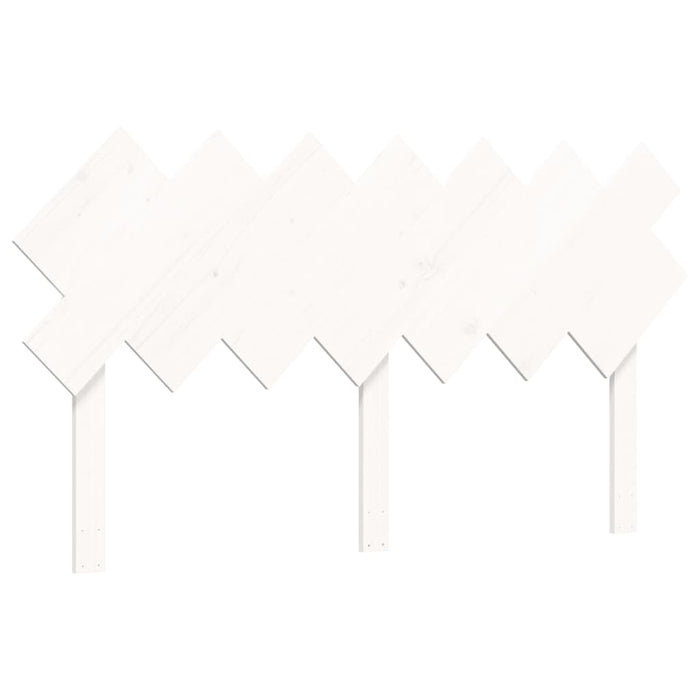 Giroletto con Testiera Bianco King Size in Legno Massello 3193732