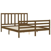 Giroletto senza Materasso Ambrato 160x200 cm in Legno di Pino 3193869