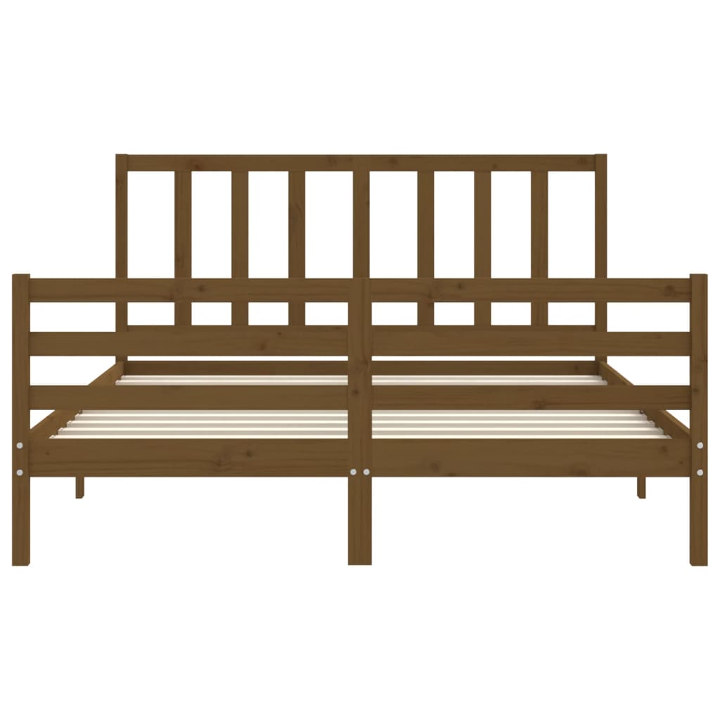 Giroletto senza Materasso Ambrato 160x200 cm in Legno di Pino 3193869