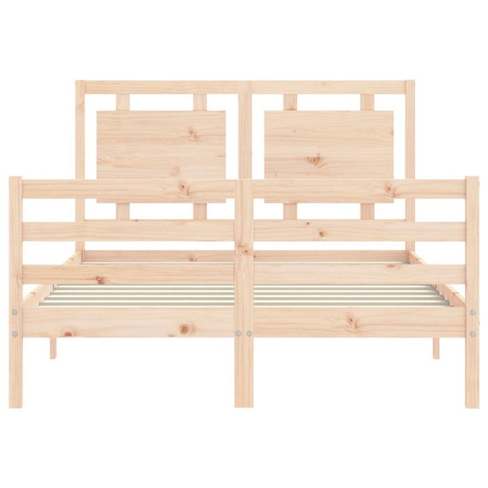 Giroletto con Testiera 140x190 cm in Legno Massello 3194031