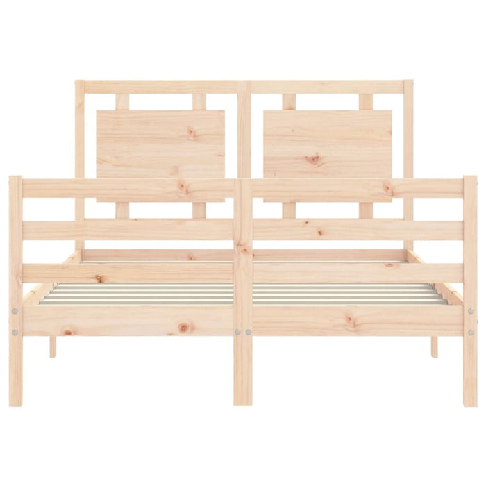 Giroletto con Testiera 140x200 cm in Legno Massello 3194051