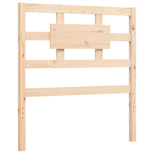 Giroletto con Testiera 90x200 cm in Legno Massello 3194426