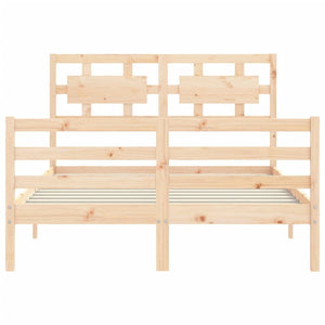 Giroletto con Testiera 120x200 cm in Legno Massello 3194436