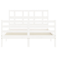Giroletto con Testiera Bianco Small Double Legno Massello 3194802