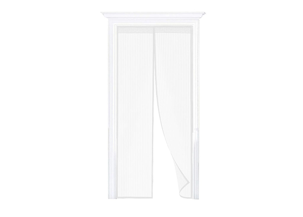 Zanzariera Magnetica Per Porta Ingresso E Finestre Anti Insetti Zanzare Protezione Cimici Mosche Si Chiude da Sola - 90X210 - Bianco