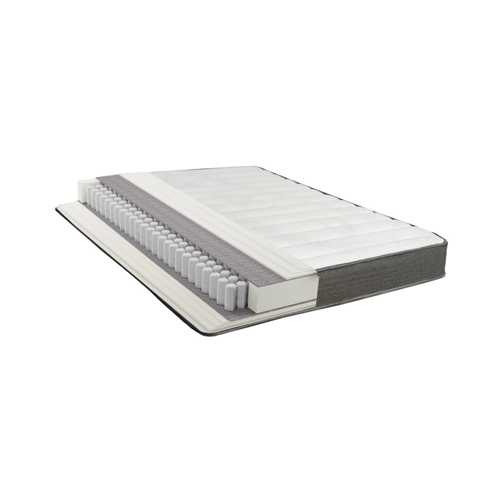 Pizzone, Materasso Matrimoniale, 200x180x22h cm Bianco