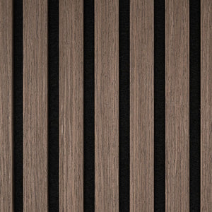 WallArt Pannelli Acustici da Parete Aku Rovere Scuro 4 pz 447594