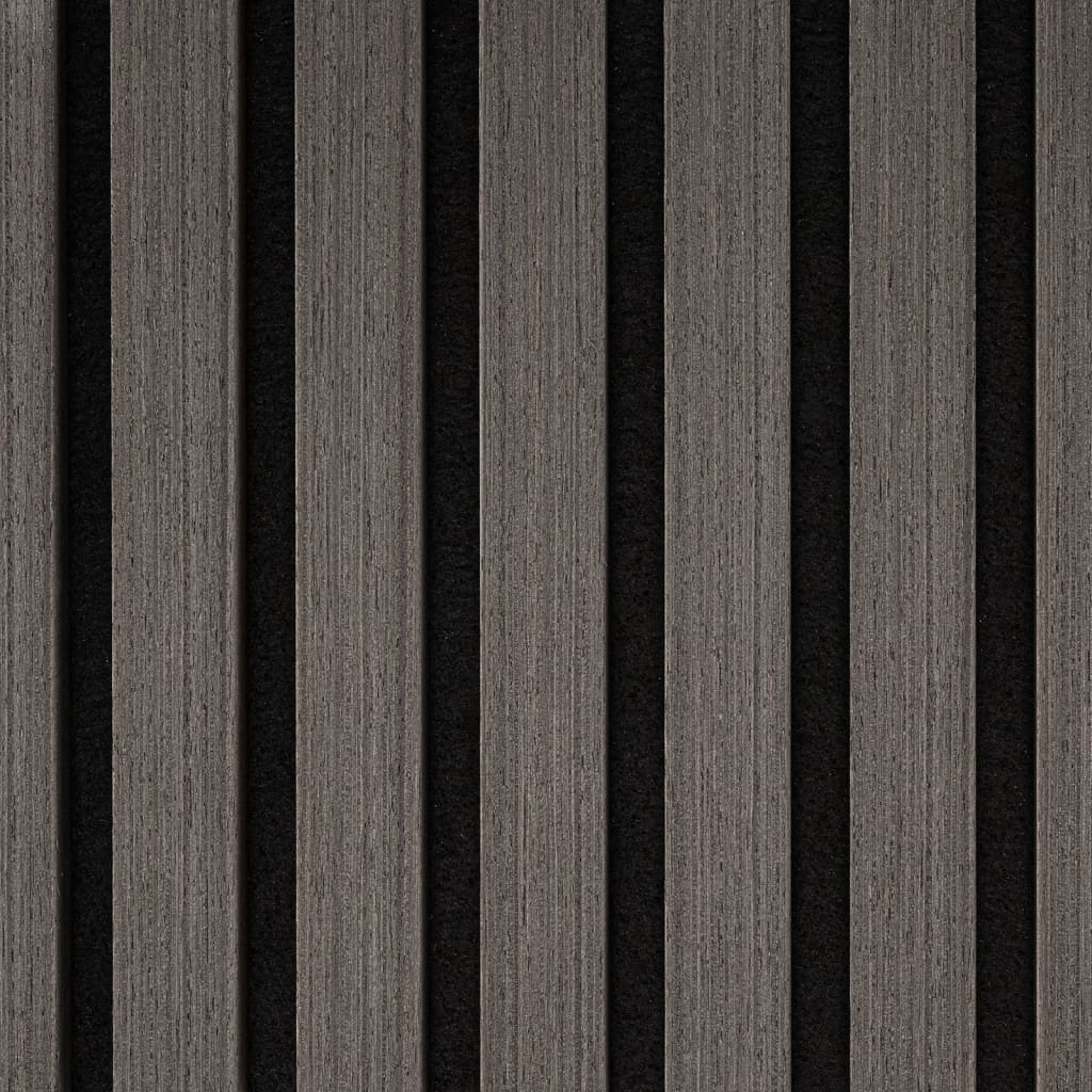 WallArt Pannelli Acustici da Parete Aku Rovere Cenere 4 pz 447598