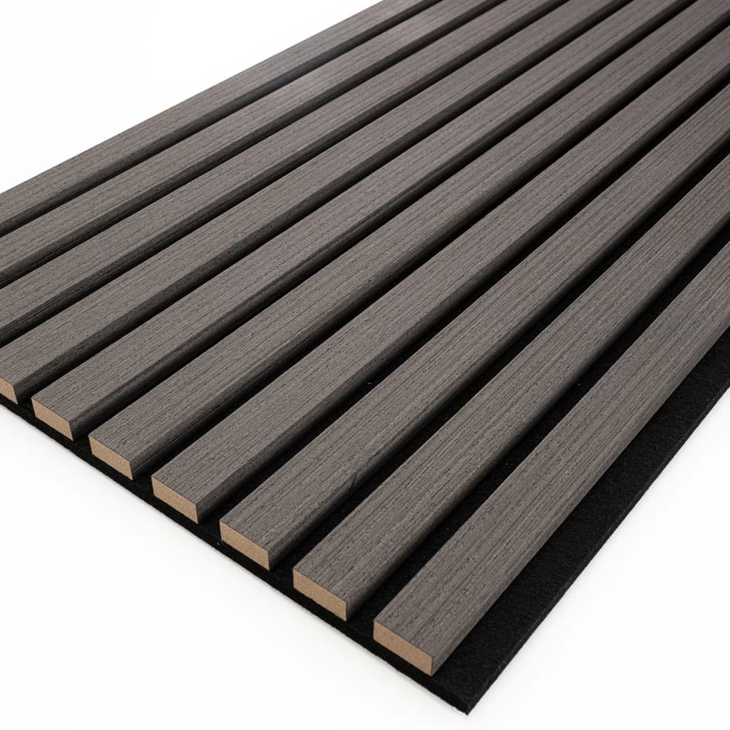 WallArt Pannelli Acustici da Parete Aku Rovere Cenere 4 pz 447598