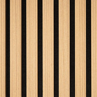 WallArt Pannelli Acustici da Parete Aku Rovere Naturale 4 pz 447599