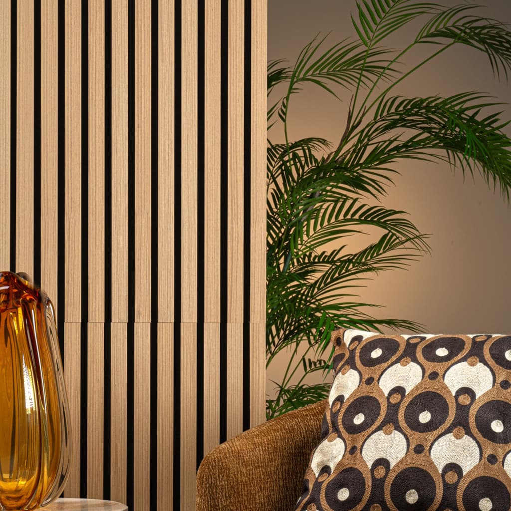 WallArt Pannelli Acustici da Parete Aku Rovere Naturale 4 pz 447599