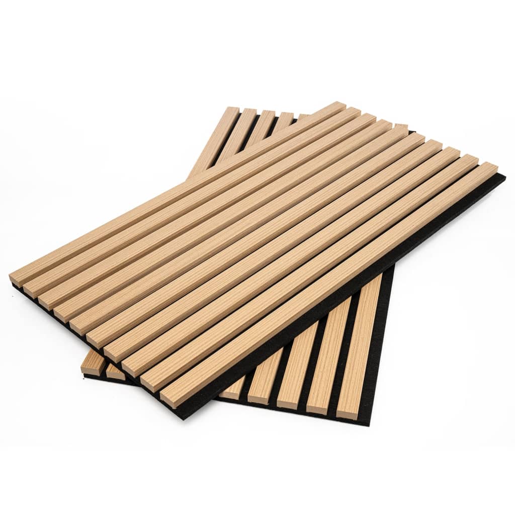WallArt Pannelli Acustici da Parete Aku Rovere Naturale 4 pz 447599