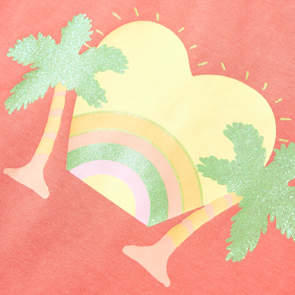 Maglietta da Bambina Corallo 140 10433