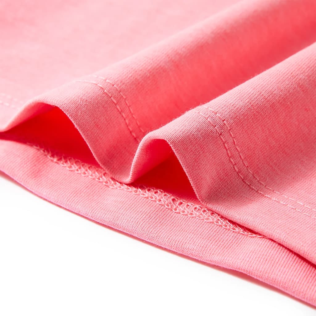 Maglietta da Bambina Rosa Neon 104 10455