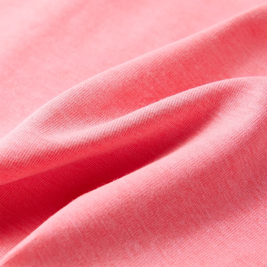 Maglietta da Bambina Rosa Neon 140 10458