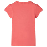 Maglietta da Bambina Corallo 104