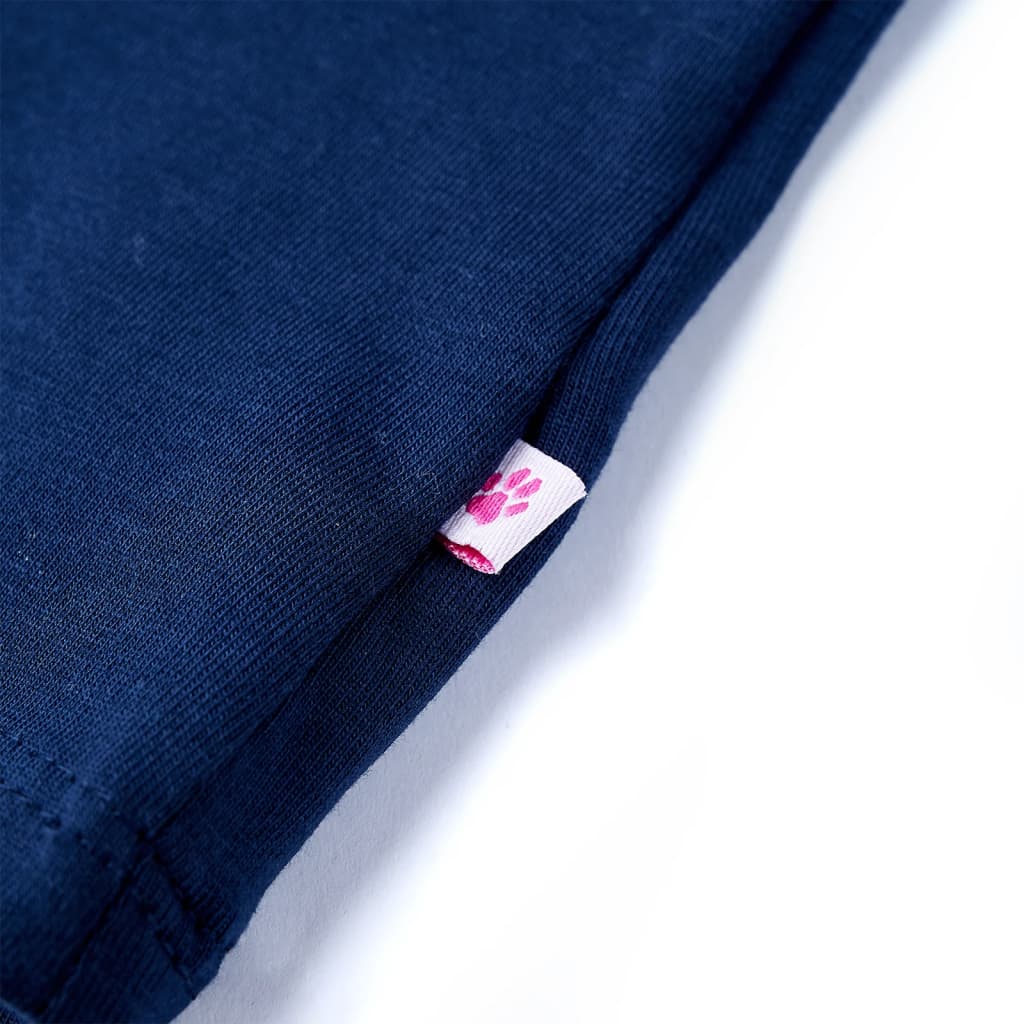 Maglietta da Bambina Blu Marino 116 10471