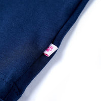 Maglietta da Bambina Blu Marino 116 10471