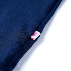 Maglietta da Bambina Blu Marino 116 10471