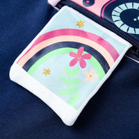 Maglietta da Bambina Blu Marino 128 10472